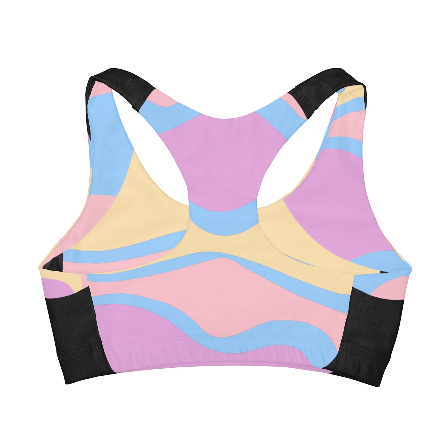 Girls' Double Lined Seamless Sports Bra (AOP)