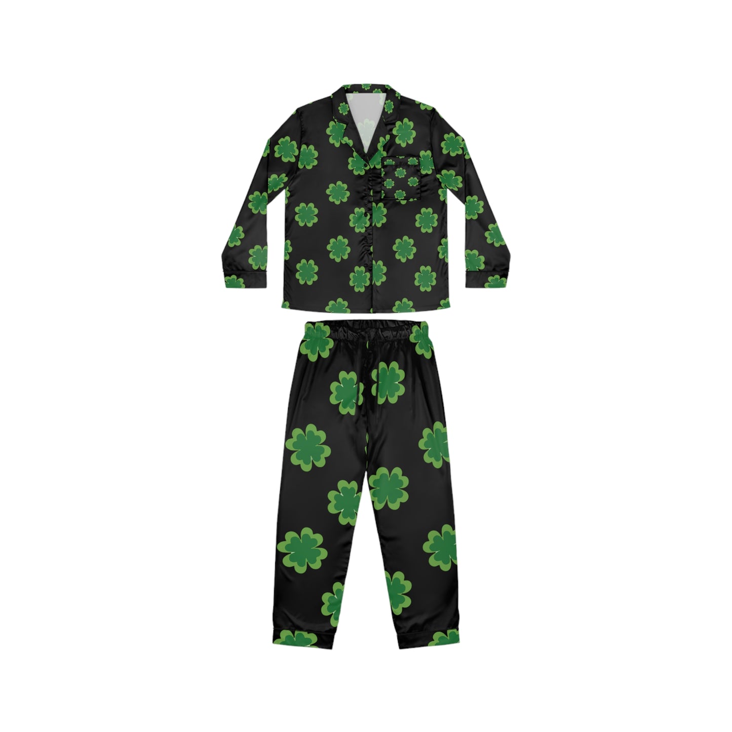 Women's Satin Pajamas (AOP)