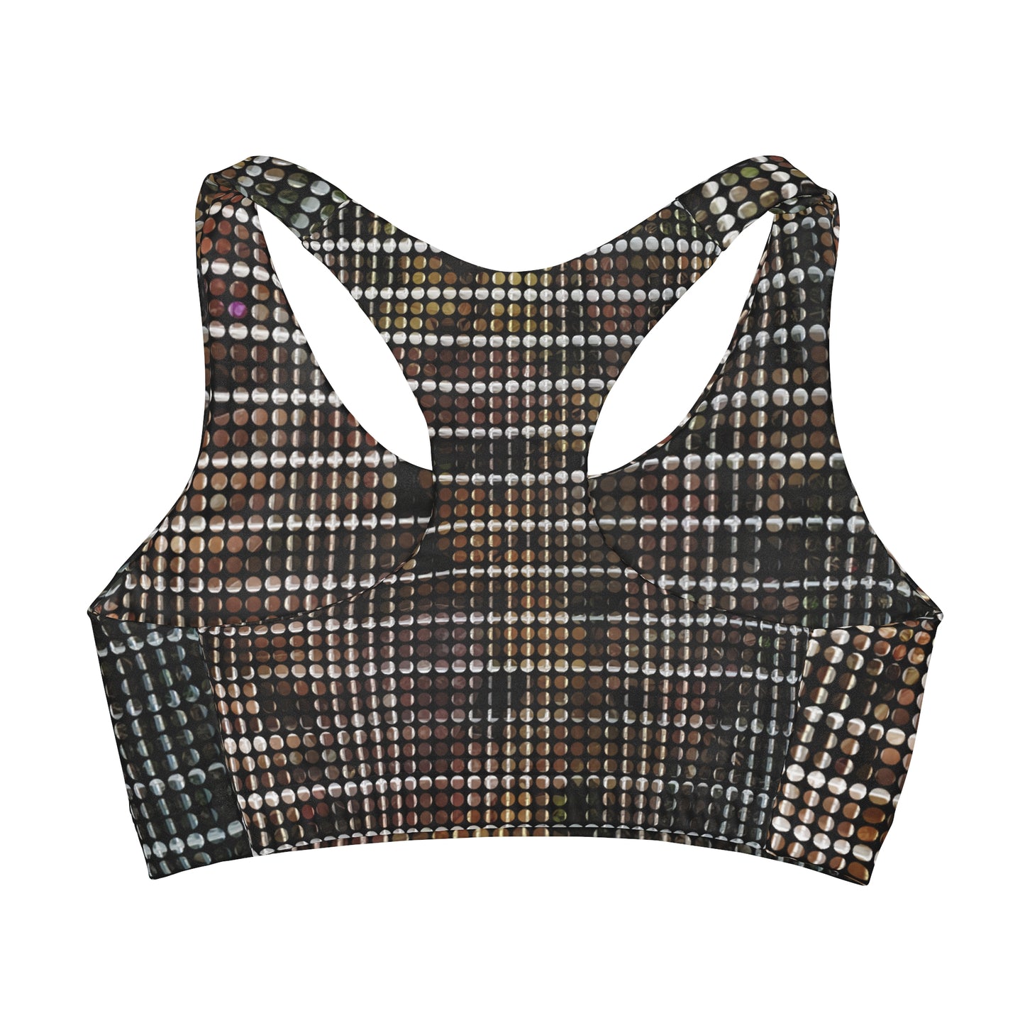 Girls' Double Lined Seamless Sports Bra (AOP)