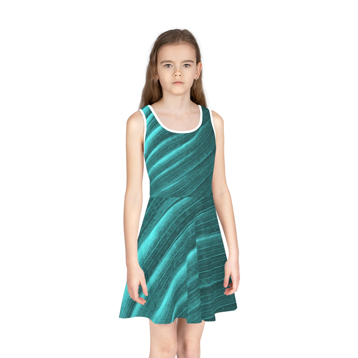 Girls Sleeveless dress (AOP)