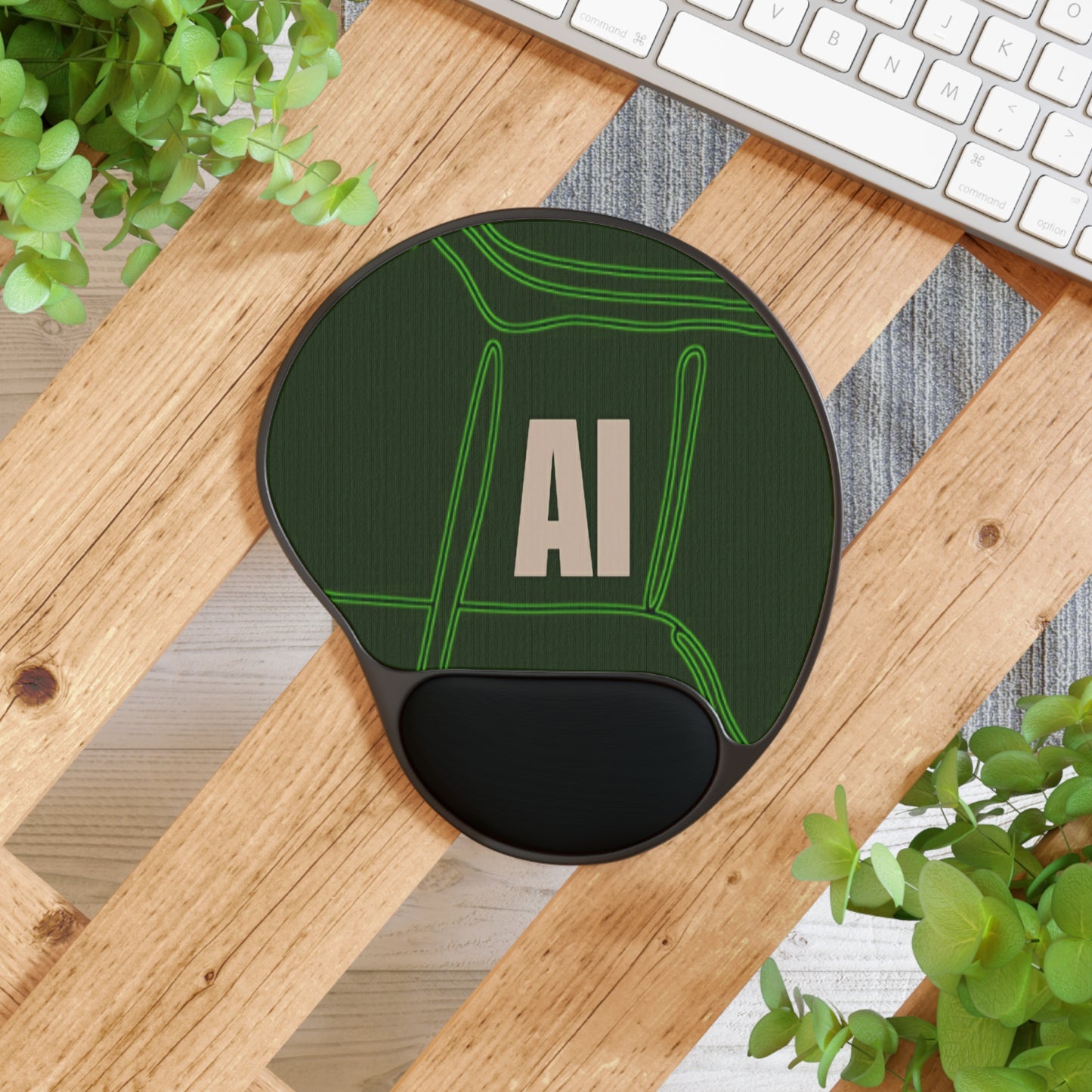 Mouse Pad With Wrist Rest