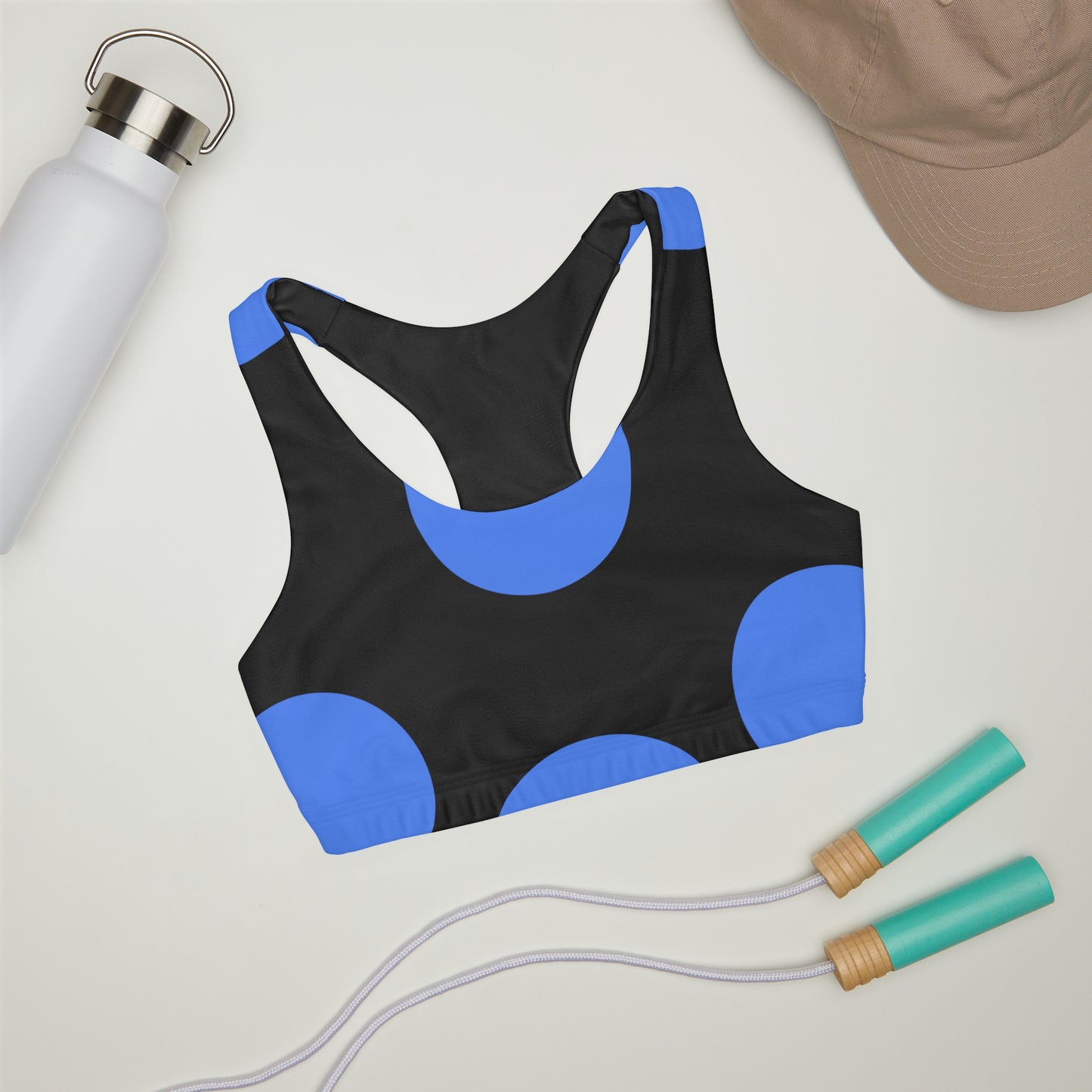 Girls' Double Lined Seamless Sports Bra (AOP)