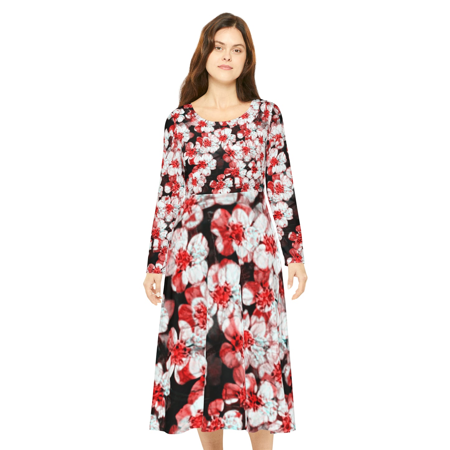 Women's Long Sleeve Dress (AOP)