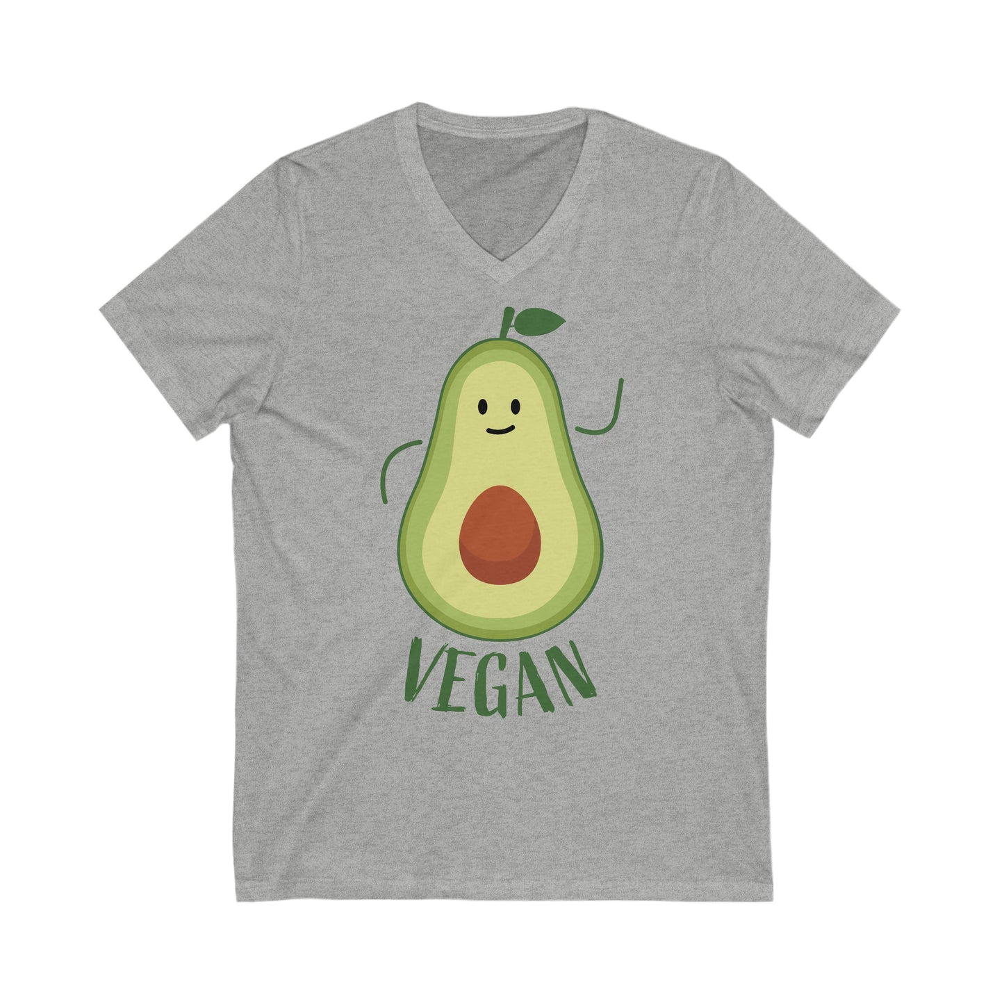 Unisex Jersey Short Sleeve V-Neck Tee