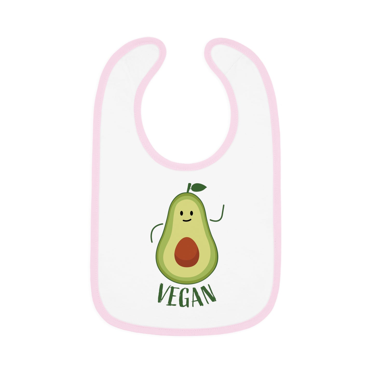 Baby Contrast Trim Jersey Bib