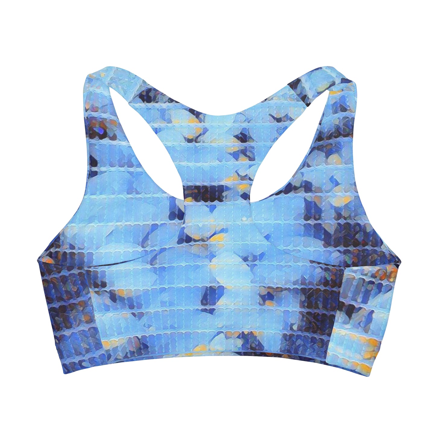 Girls' Double Lined Seamless Sports Bra (AOP)