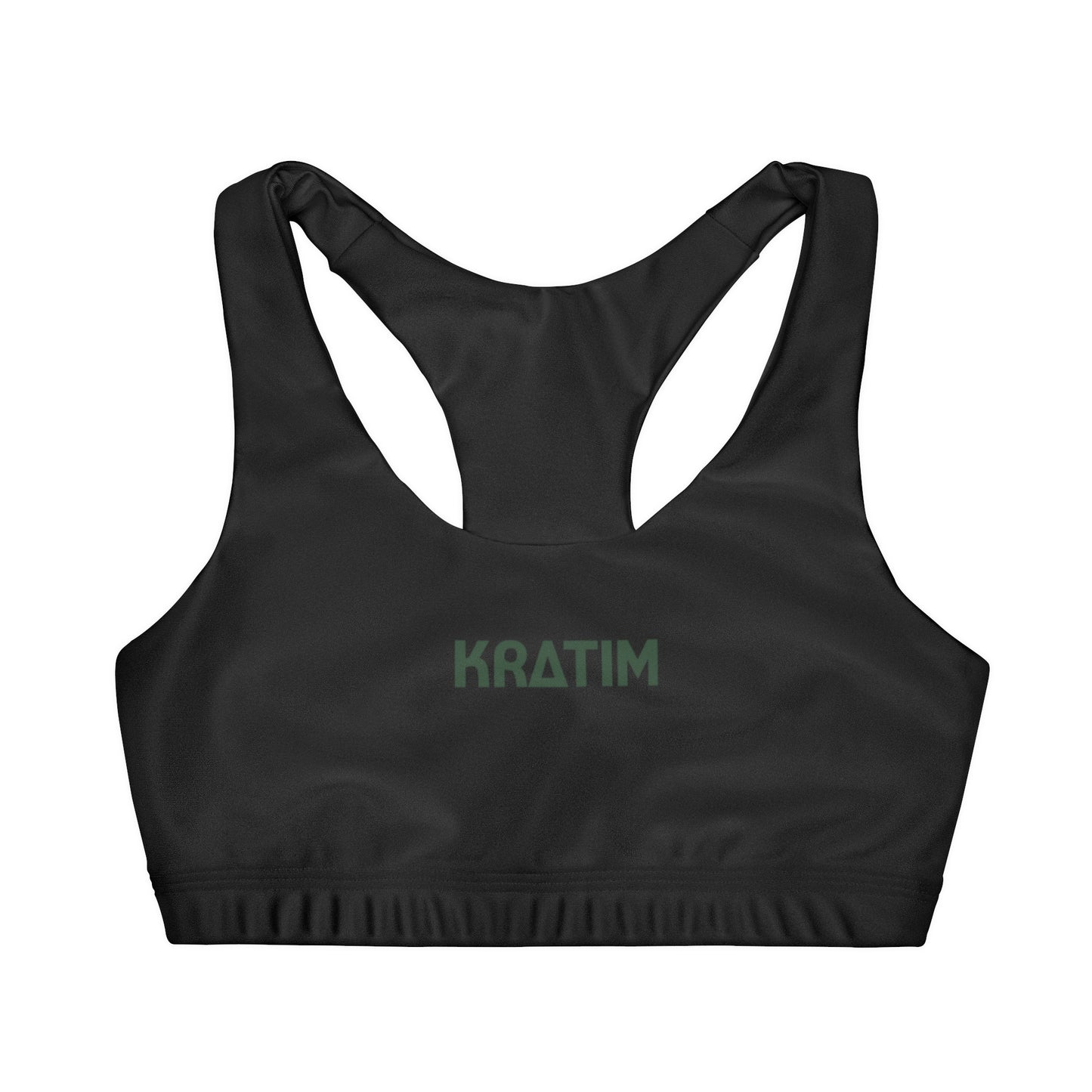Girls' Double Lined Seamless Sports Bra (AOP)