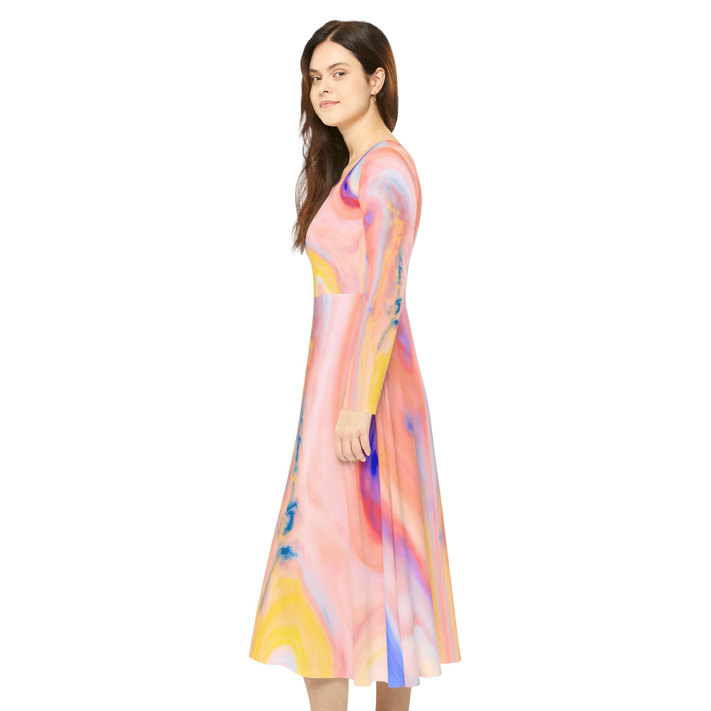 Women's Long Sleeve Dress (AOP)