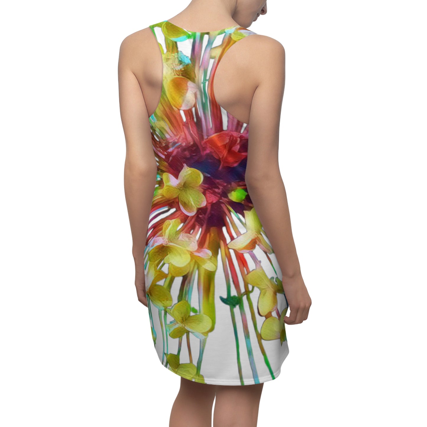 Women's Cut & Sew Racerback Dress (AOP)
