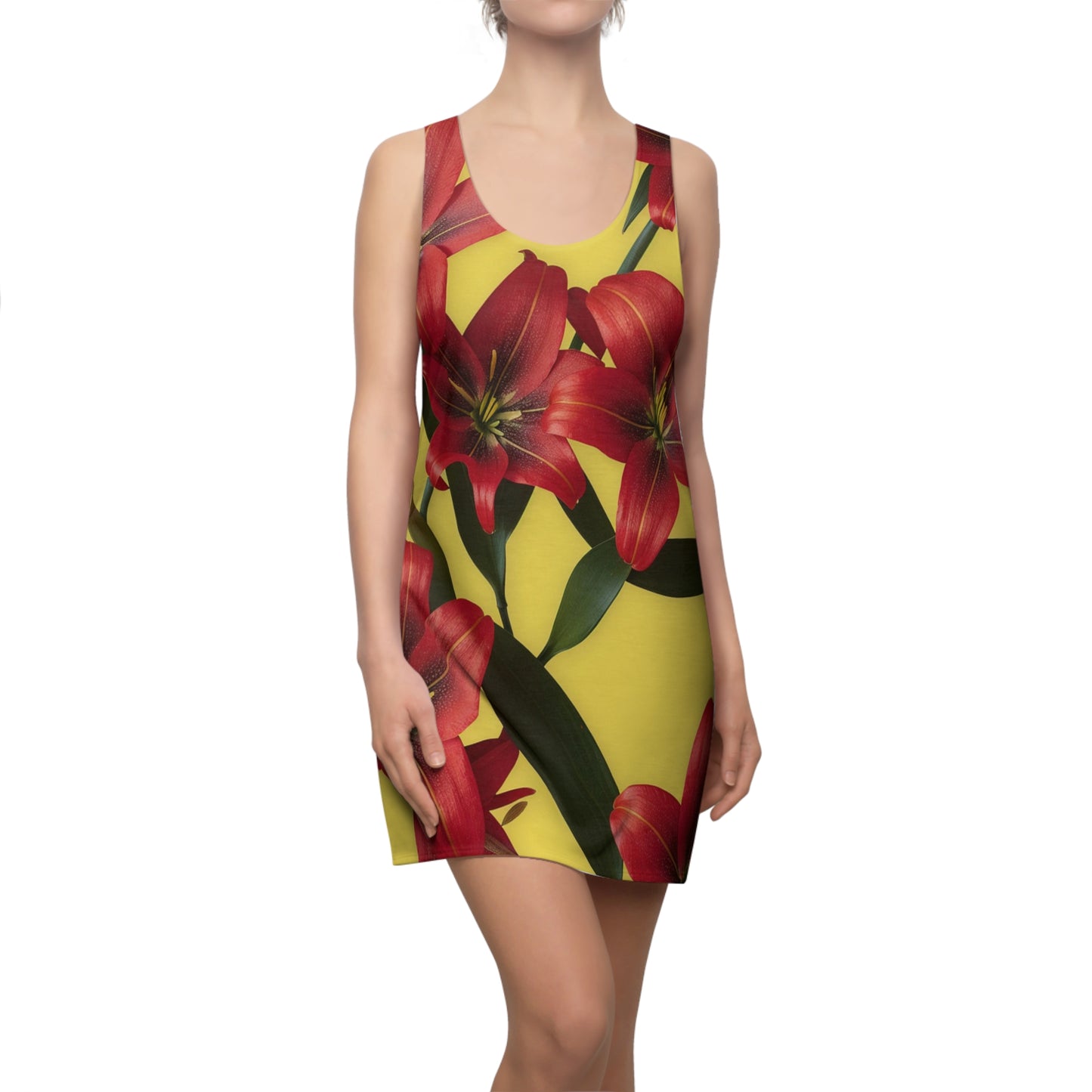 Women's Cut & Sew Racerback Dress (AOP)