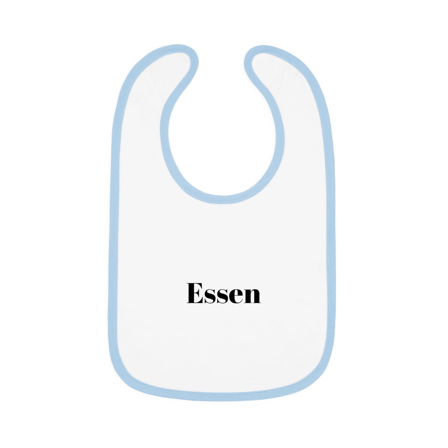 Baby Contrast Trim Jersey Bib