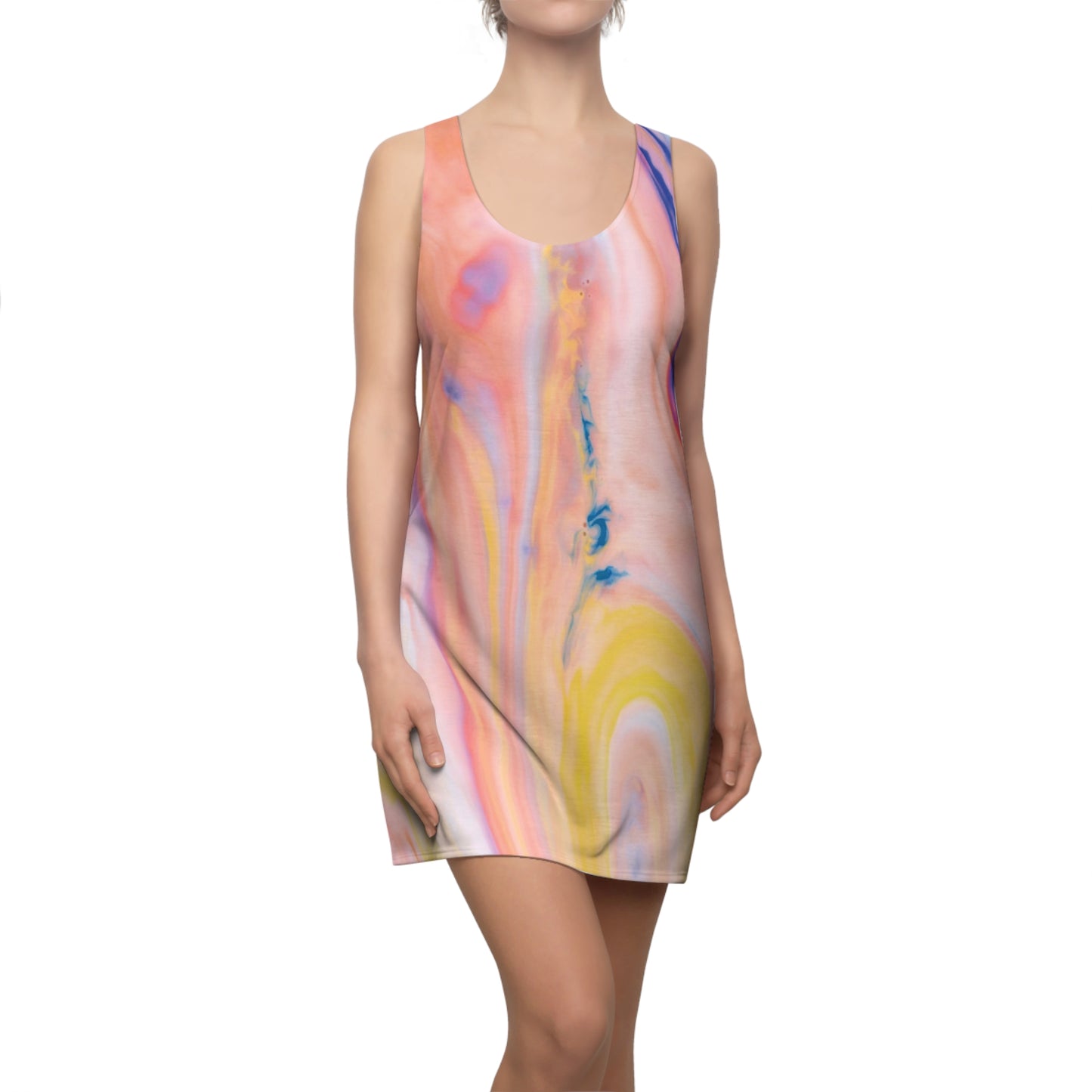 Women's Cut & Sew Racerback Dress (AOP)