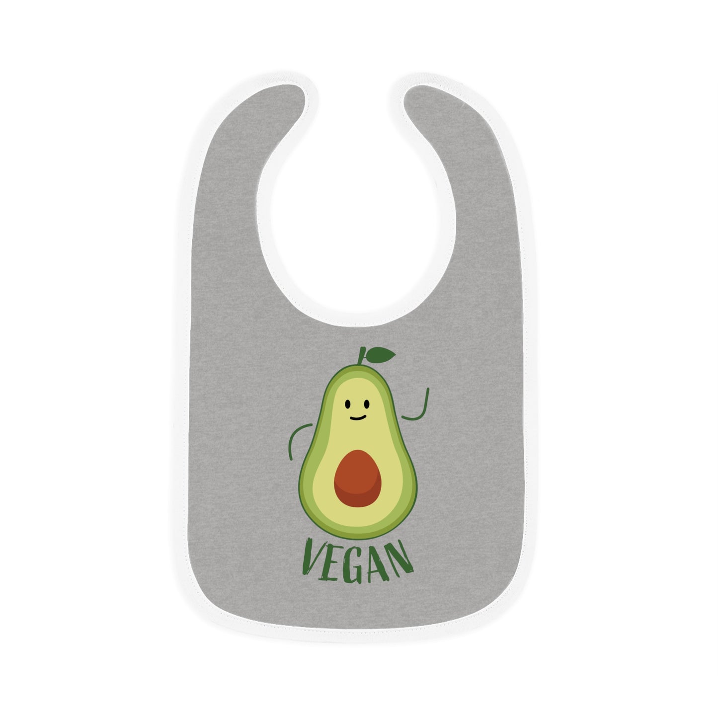 Baby Contrast Trim Jersey Bib