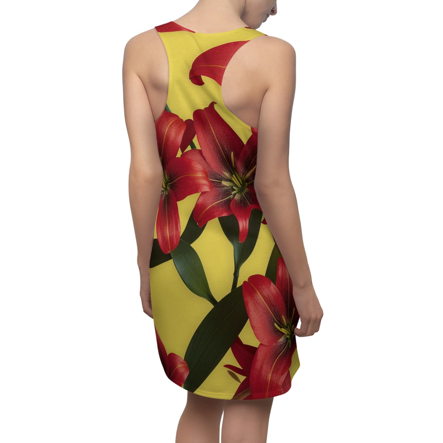 Women's Cut & Sew Racerback Dress (AOP)