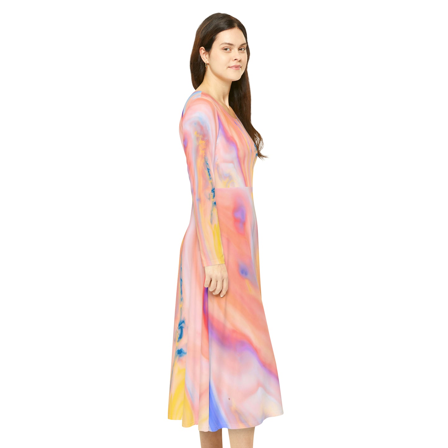 Women's Long Sleeve Dress (AOP)
