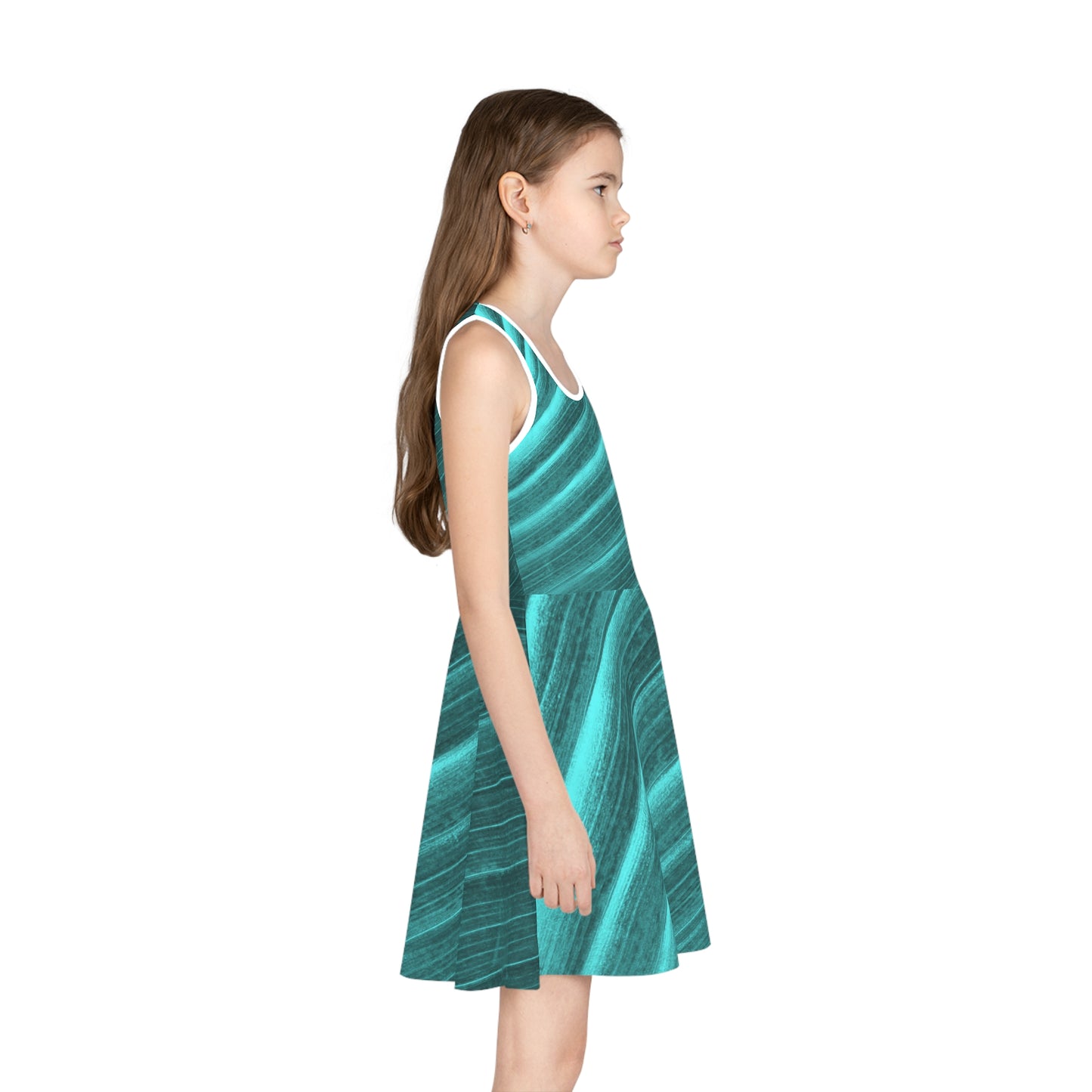 Girls Sleeveless dress (AOP)