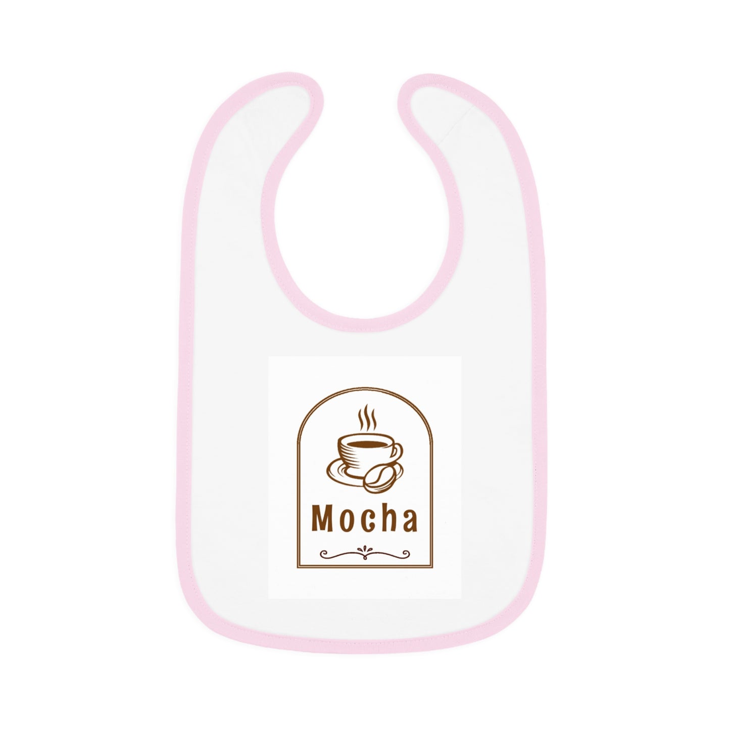 Baby Contrast Trim Jersey Bib