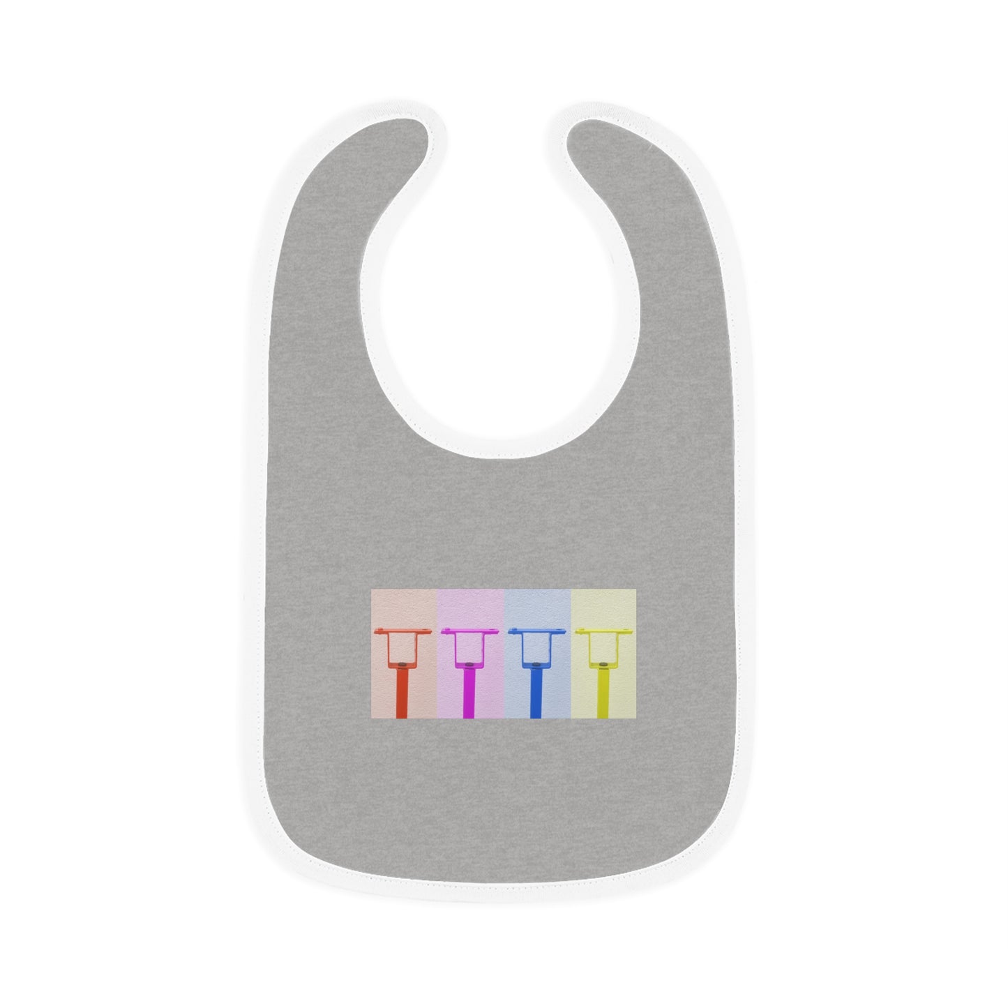 Baby Contrast Trim Jersey Bib